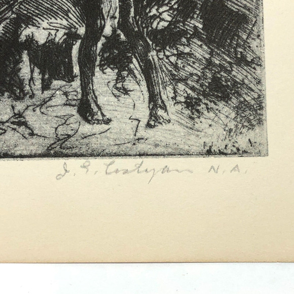 John E Costigan "Bathers" Art 1930s Print Treasury Collection Sketch Vintage - Picture 5 of 12